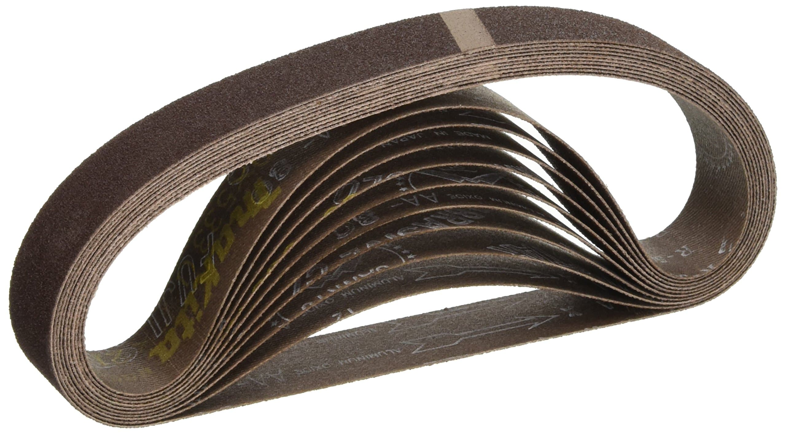 Makita 742301-7 1-1/8-Inch x 21-Inch Abrasive Sanding Belts - 40 Grit (10pk)
