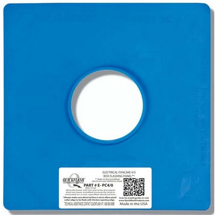 Flashing Panel, For Stucco & Lap Siding, Flat, Non-Metallic